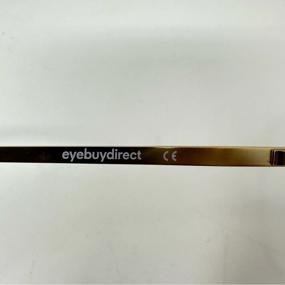 EYEBUYDIRECT St Michel Unisex Golden Round Eyeglass Frame Unisex Size Medium